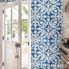 Azulejos Wallpaper-Wallpaper-Schumacher-The Grove