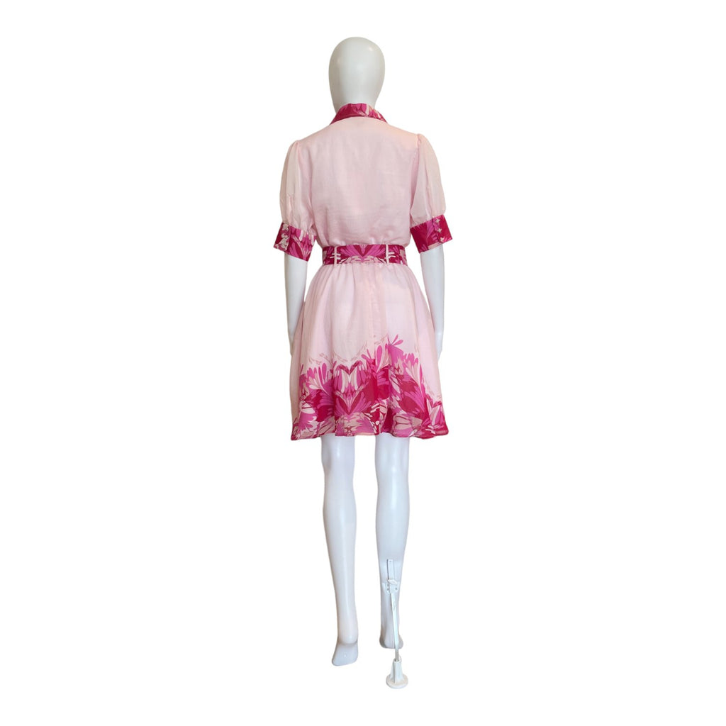Bada Printed Mini Dress | Pink-Dresses-Ciebon-The Grove