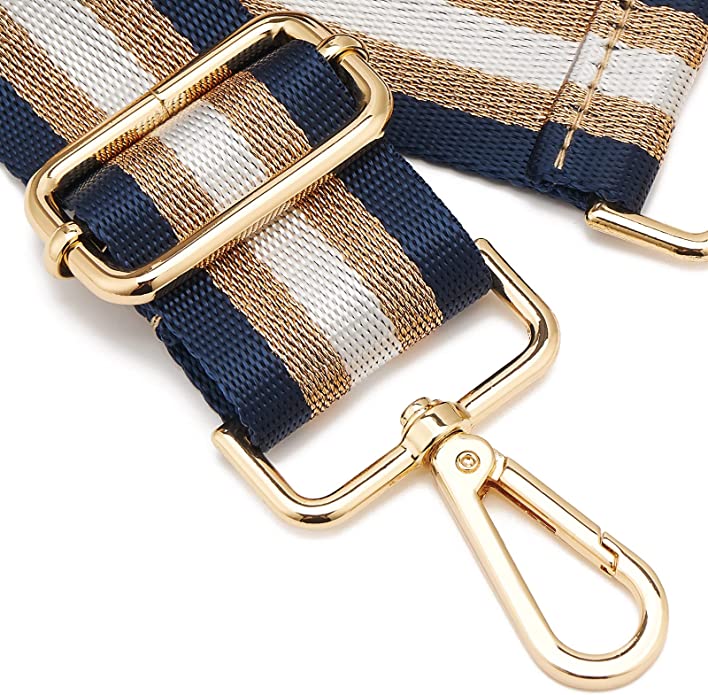Bag Strap | Navy & Gold Stripe-Bag Strap-Twist-The Grove