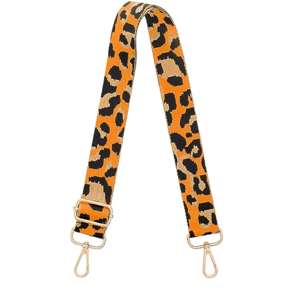 Bag Strap | Orange Leopard-Twist-The Grove