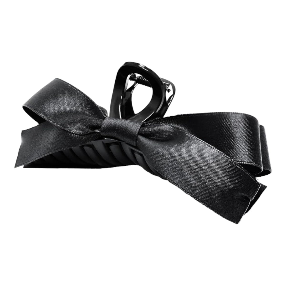 Large Hair Bow Clip - Black