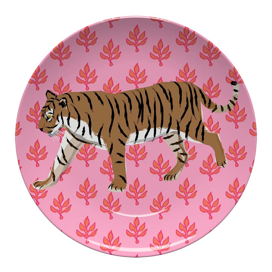 Big Cats Flora Plate-Plates-CB Studio-The Grove