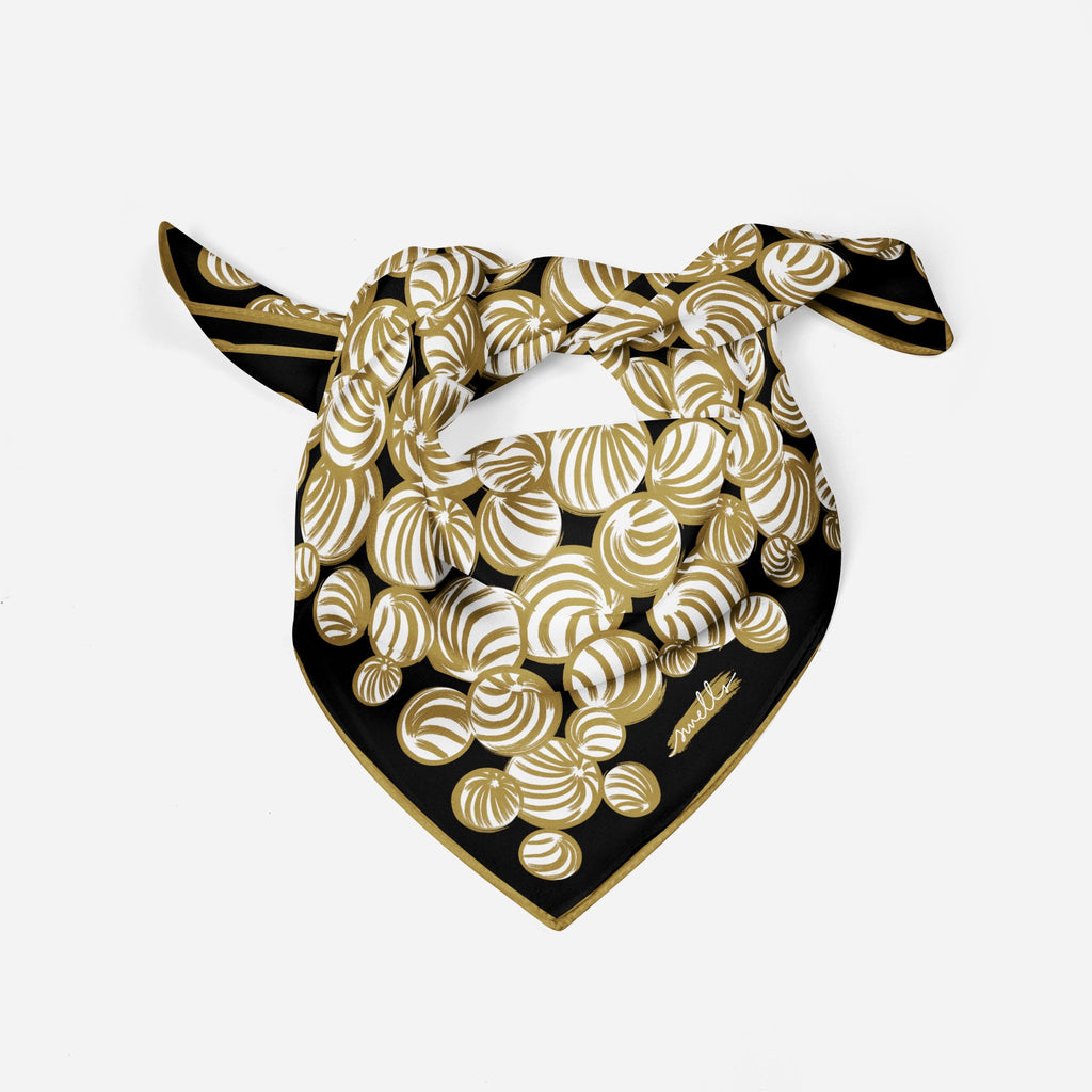 Black + Gold Gameday Scarf-Scarf-Swells-The Grove