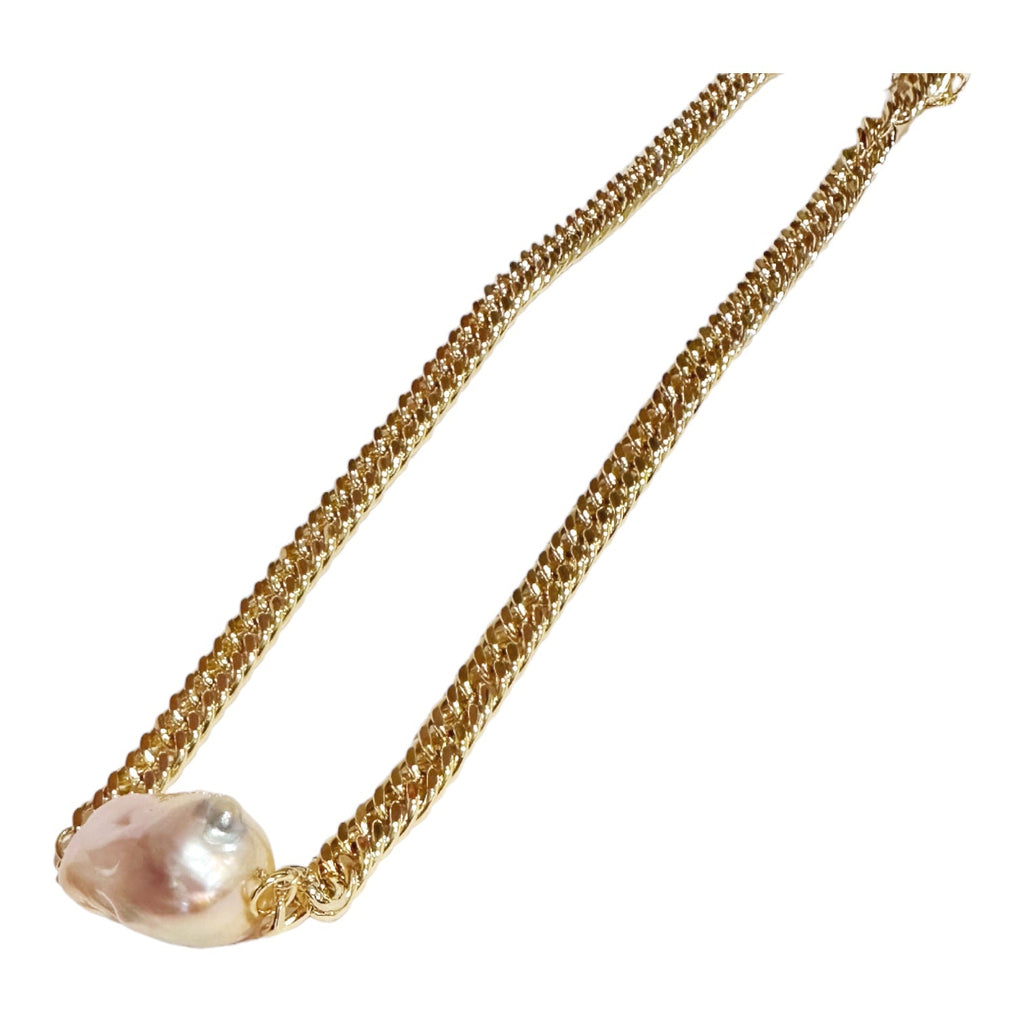 Bling Pearl Necklace-Necklaces-Native Gem-The Grove