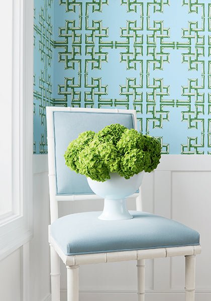 Boca Bamboo Wallpaper-Wallpaper-Thibaut-The Grove