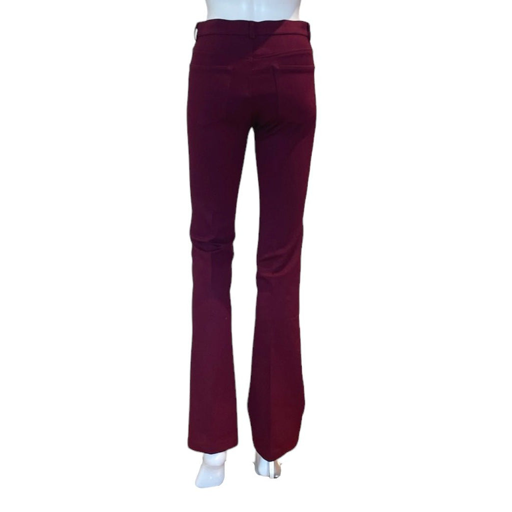 Bordeaux Knit Trousers-Pants-Vilagallo-The Grove