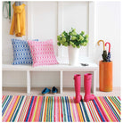 Bright Stripe Indoor/Outdoor Rug-Rugs-Dash & Albert-The Grove