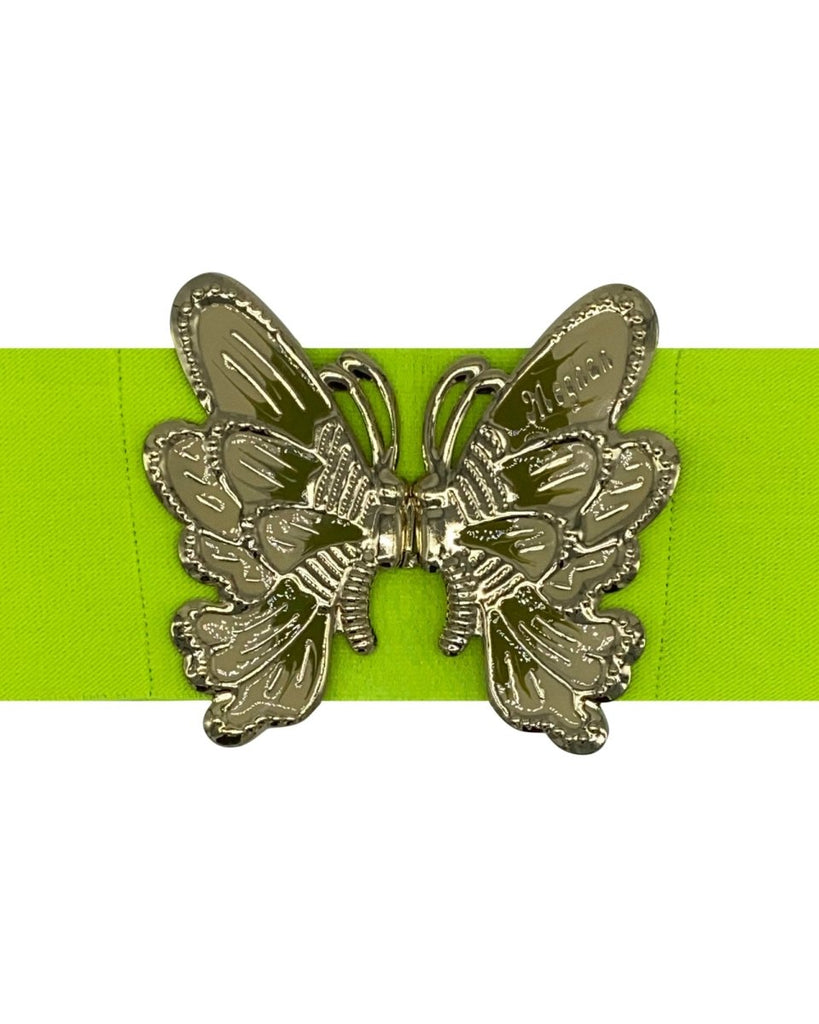 Butterfly Belt - Neon Yellow-Belts-Meghan Fabulous-The Grove