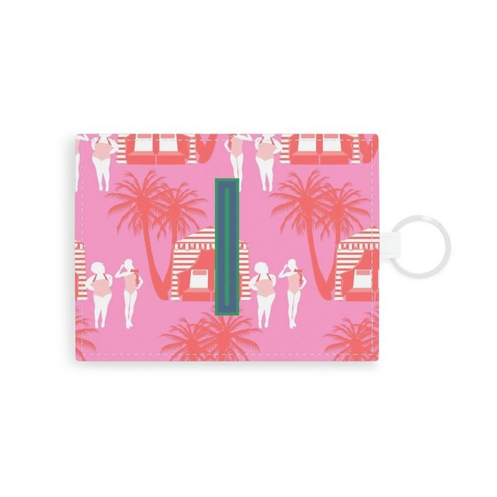 Cabana Single Initial Card Case-Pouch-CB Studio-The Grove