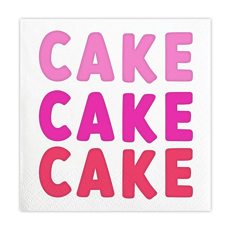 Cake Cake Cake Beverage Napkins-Paper Napkins-Clementine WP-The Grove