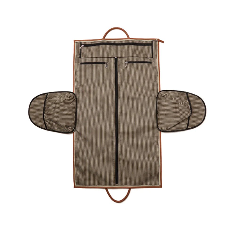 Capri 2-In-1 Garment Bag | Brown-Luggage-Brouk & Co-The Grove