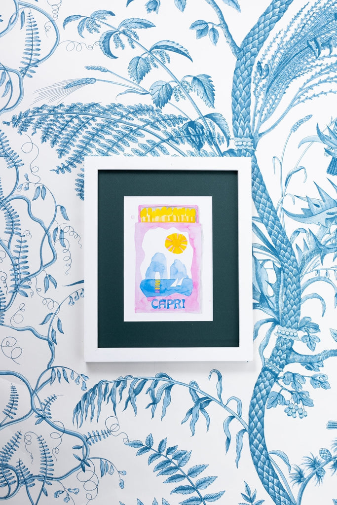 Capri Matchbook-Art Print-Furbish Studio-The Grove