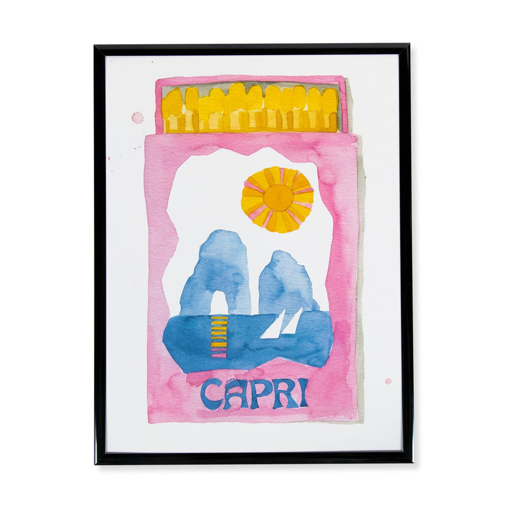 Capri Matchbook-Art Print-Furbish Studio-The Grove