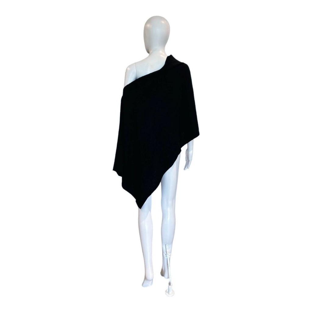 Cashmere Dress Topper | Midnight Blue-Dress Topper-Minnie Rose-The Grove