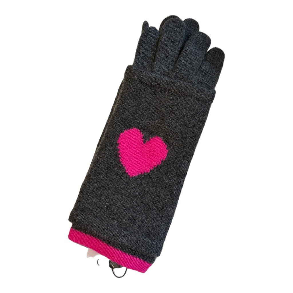 Cashmere Heart 3-in-1 Glove-Gloves & Mittens-Alashan-The Grove