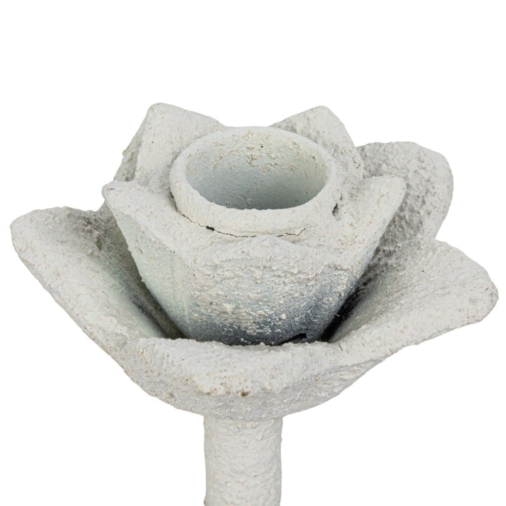 Cast Iron Flower Taper Holder-Candle Holders-Clementine WP-The Grove