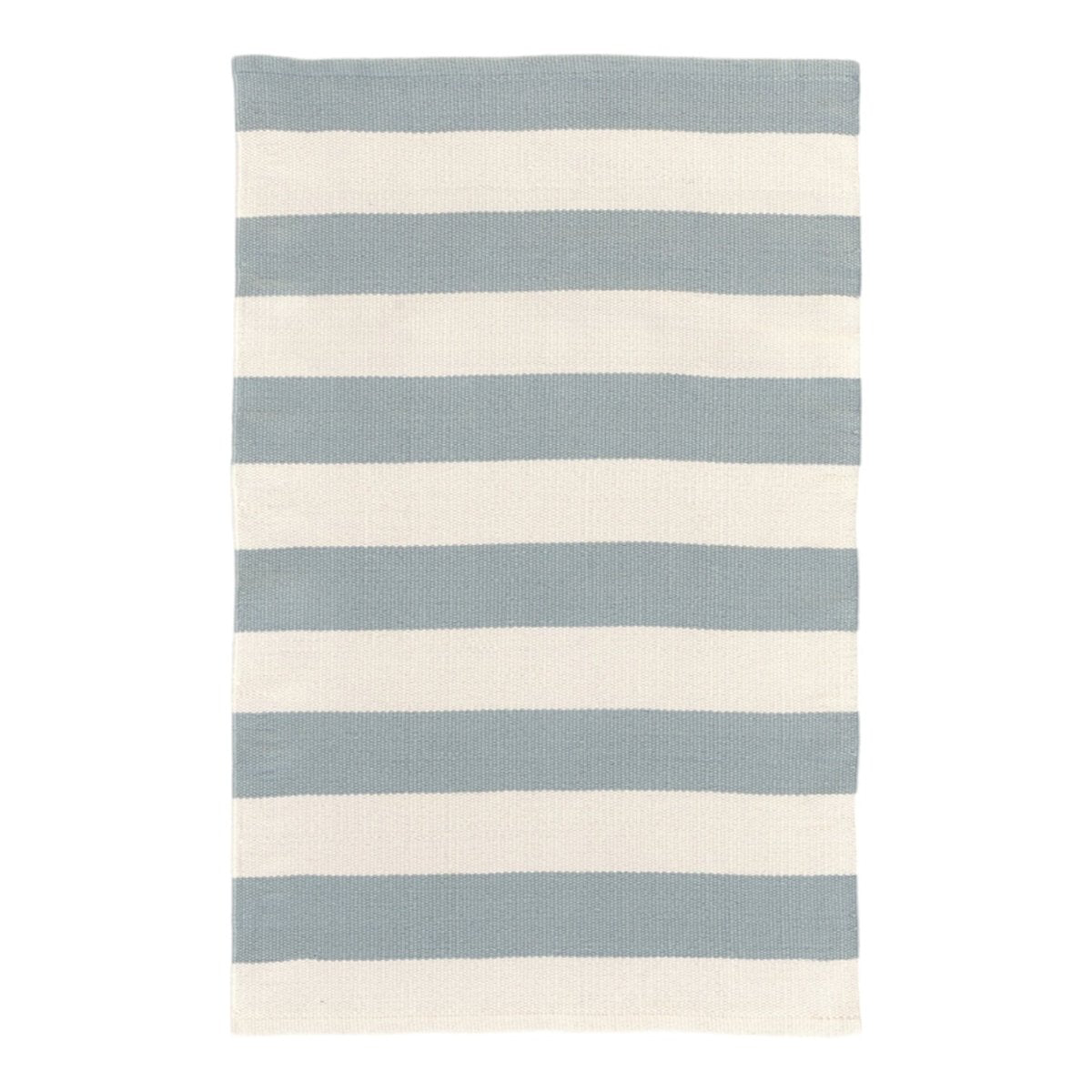 Catamaran Stripe Indoor/Outdoor Rug | Light Blue & Ivory-Rugs-Dash & Albert-The Grove