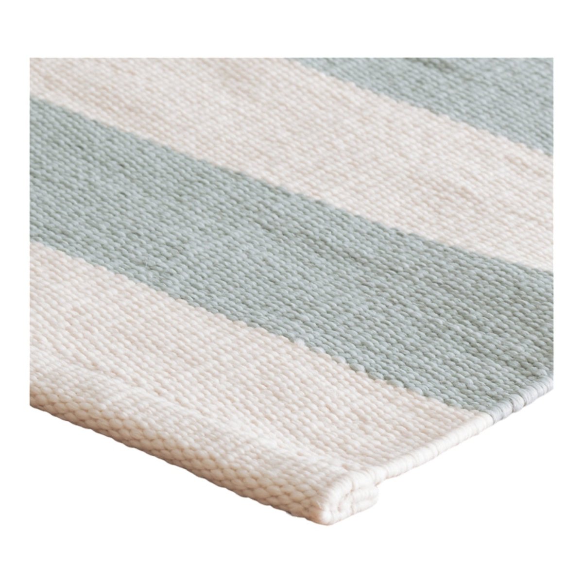 Catamaran Stripe Indoor/Outdoor Rug | Light Blue & Ivory-Rugs-Dash & Albert-The Grove