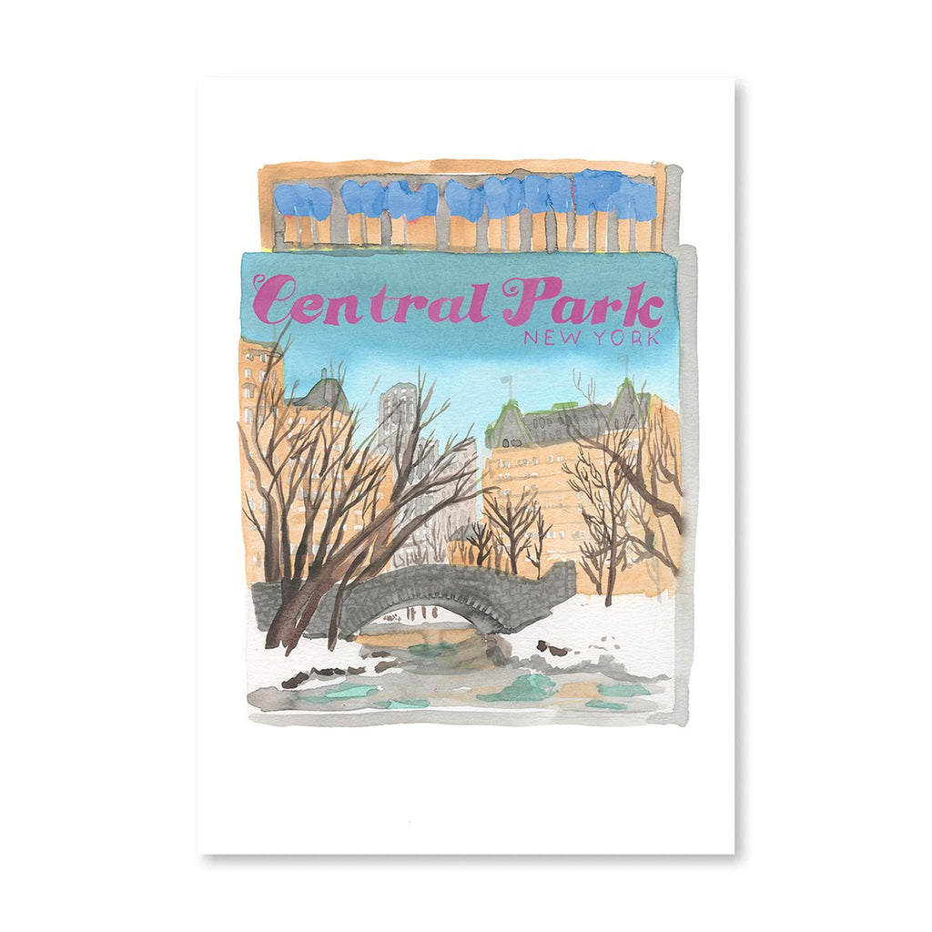 Central Park NYC Matchbook-Art Print-Furbish Studio-The Grove
