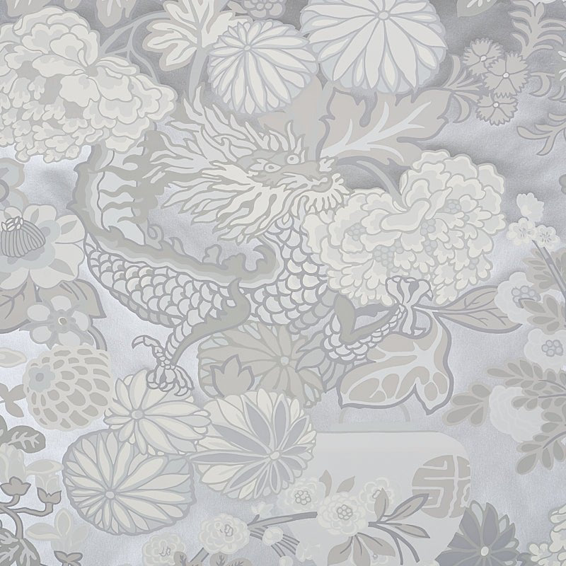 Chaing Mai Dragon Wallpaper-Wallpaper-Schumacher-The Grove
