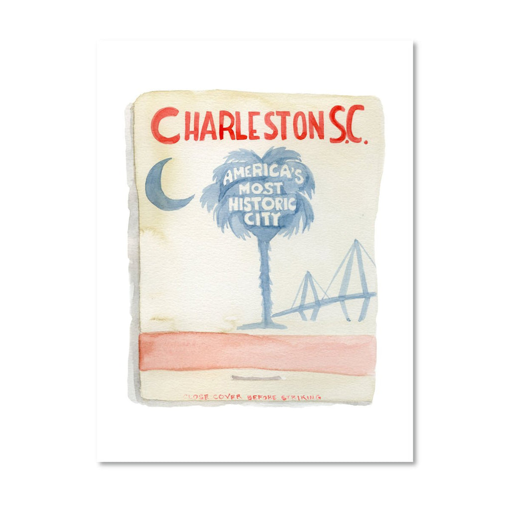 Charleston Matchbook-Art Print-Furbish Studio-The Grove