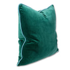 Charliss Velvet Pillow | Green + Aqua-Throw Pillows-Furbish Studio-The Grove