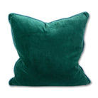 Charliss Velvet Pillow | Green + Aqua-Throw Pillows-Furbish Studio-The Grove