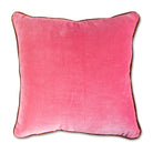 Charliss Velvet Pillow | Light Pink + Rust-Throw Pillows-Furbish Studio-The Grove