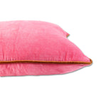 Charliss Velvet Pillow | Light Pink + Rust-Throw Pillows-Furbish Studio-The Grove