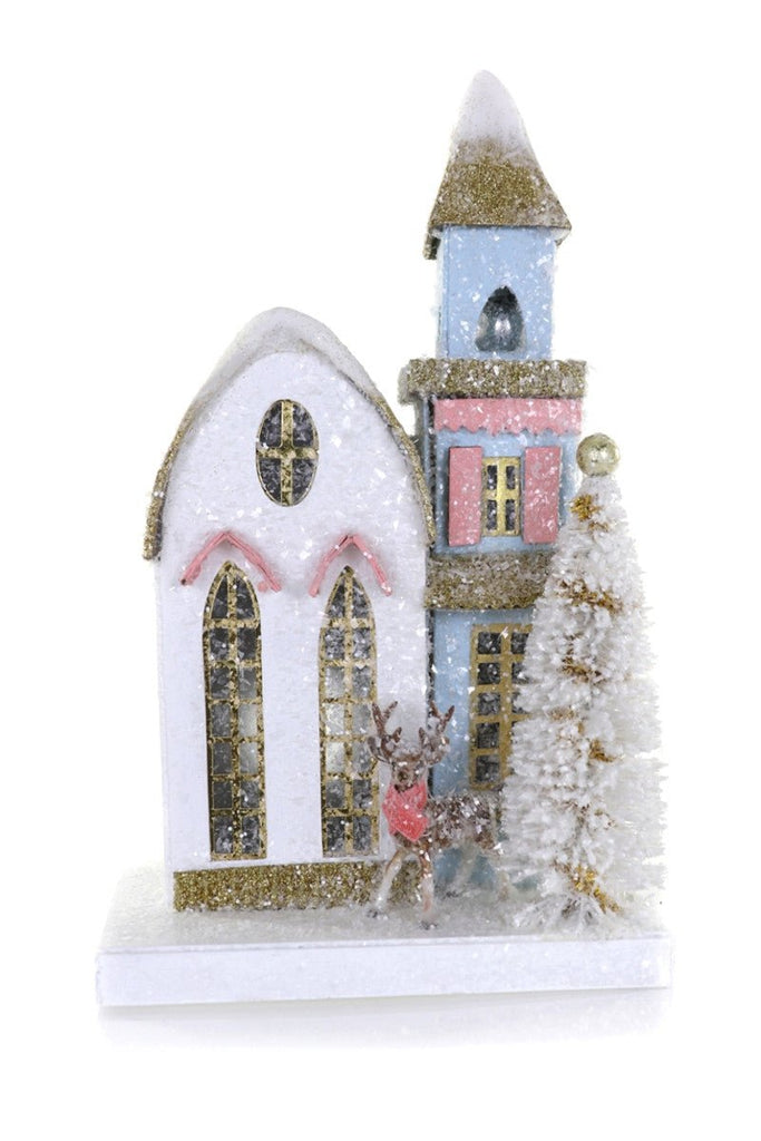 Christmas Village | Petite Church-Seasonal & Holiday Decorations-Cody Foster-The Grove