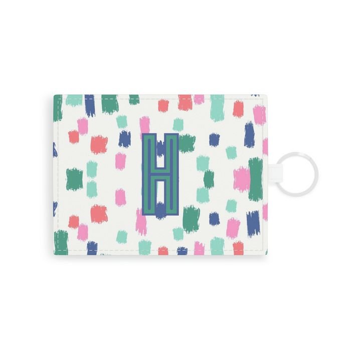 Confetti Single Initial Card Case-Pouch-CB Studio-The Grove