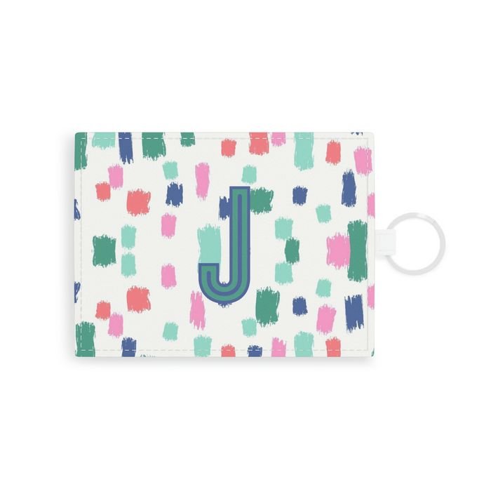 Confetti Single Initial Card Case-Pouch-CB Studio-The Grove