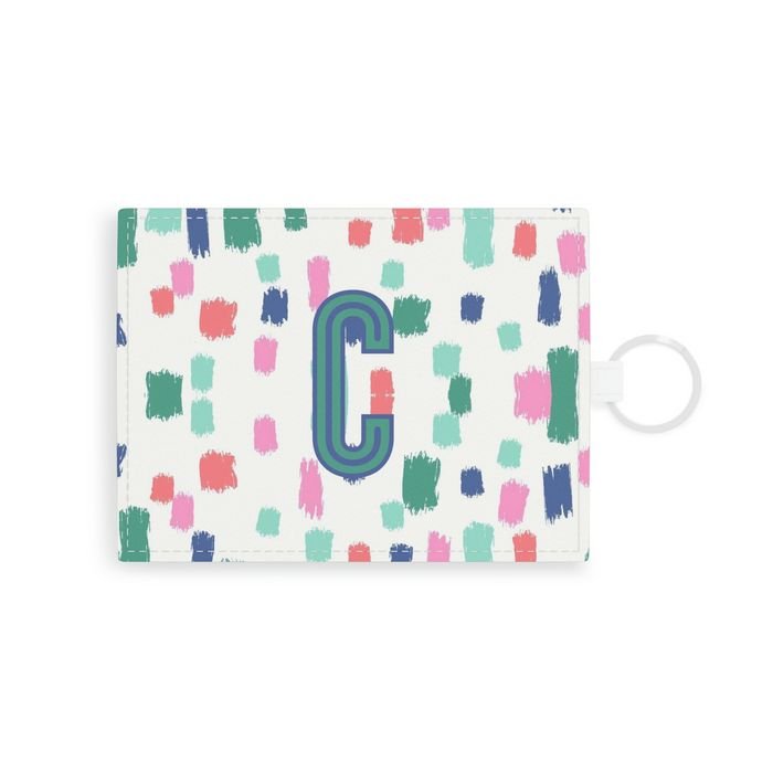 Confetti Single Initial Card Case-Pouch-CB Studio-The Grove