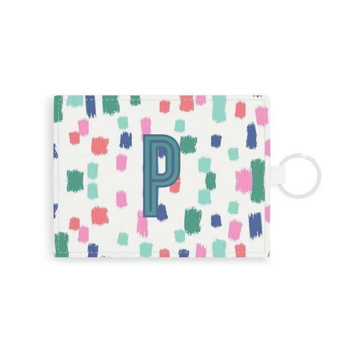 Confetti Single Initial Card Case-Pouch-CB Studio-The Grove