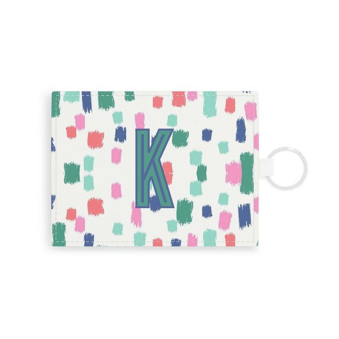 Confetti Single Initial Card Case-Pouch-CB Studio-The Grove