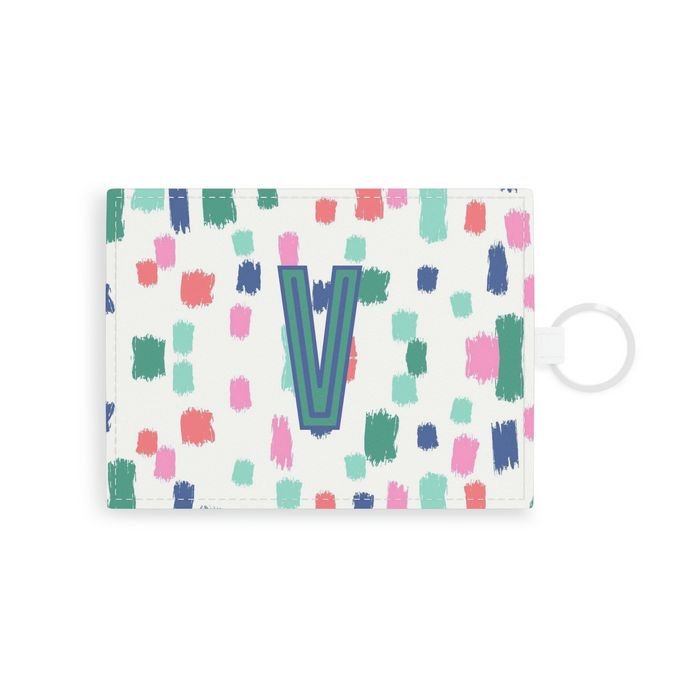 Confetti Single Initial Card Case-Pouch-CB Studio-The Grove