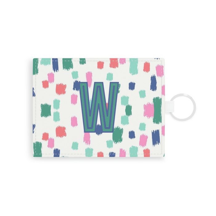 Confetti Single Initial Card Case-Pouch-CB Studio-The Grove