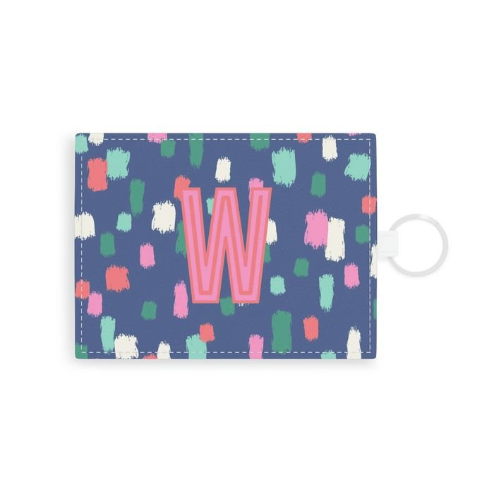 Confetti Single Initial Card Case-Pouch-CB Studio-The Grove