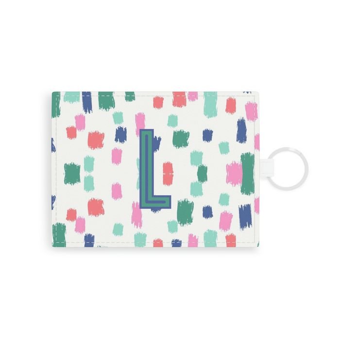 Confetti Single Initial Card Case-Pouch-CB Studio-The Grove