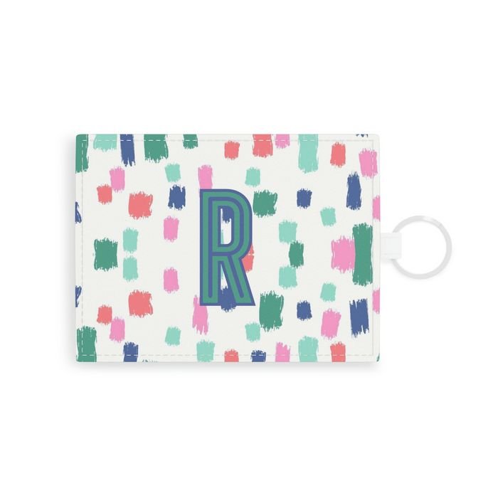 Confetti Single Initial Card Case-Pouch-CB Studio-The Grove