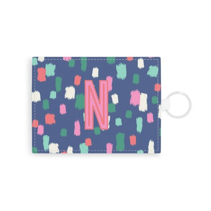 Confetti Single Initial Card Case-Pouch-CB Studio-The Grove