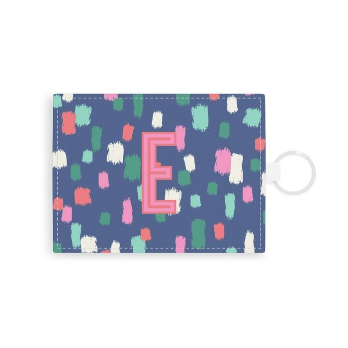 Confetti Single Initial Card Case-Pouch-CB Studio-The Grove