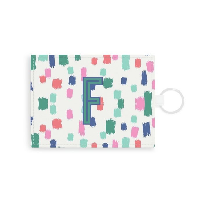 Confetti Single Initial Card Case-Pouch-CB Studio-The Grove