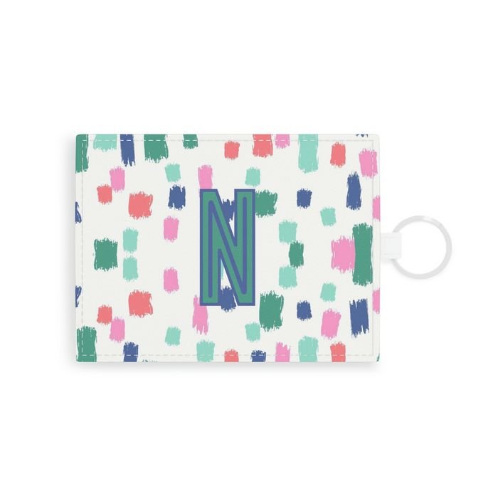 Confetti Single Initial Card Case-Pouch-CB Studio-The Grove