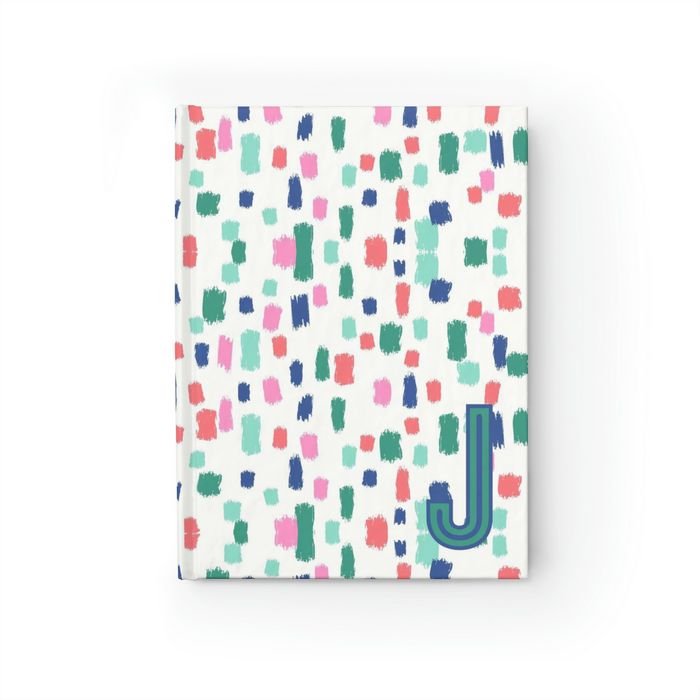 Confetti Single Initial Journal-Notebooks & Notepads-CB Studio-The Grove