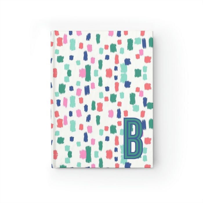 Confetti Single Initial Journal-Notebooks & Notepads-CB Studio-The Grove