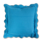 Darcy Linen Pillow | Peacock + Aqua-Throw Pillows-Furbish Studio-The Grove