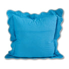 Darcy Linen Pillow | Peacock + Aqua-Throw Pillows-Furbish Studio-The Grove