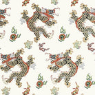 Dragon Dance Wallpaper-Wallpaper-Thibaut-The Grove