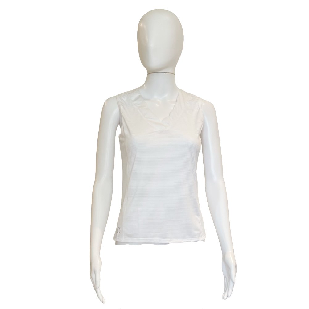 Emily Top | White-Activewear-The Bubble-The Grove